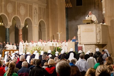 Vigil Mass for Life at the Basilica of the National Shrine of the Immaculate Conception Jan. 21, 2015.
Pilot photo/ Gregory L. Tracy
