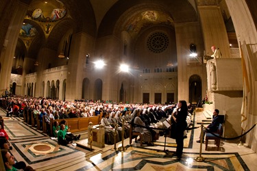 Vigil Mass for Life at the Basilica of the National Shrine of the Immaculate Conception Jan. 21, 2015.
Pilot photo/ Gregory L. Tracy
