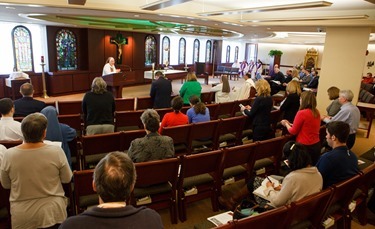 Archdiocese of Boston Lenten Day of Reflection for staff, March 25, 2015.
Pilot photo/ Gregory L. Tracy 
