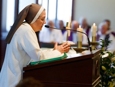 Archdiocese of Boston Lenten Day of Reflection for staff, March 25, 2015.
Pilot photo/ Gregory L. Tracy 
