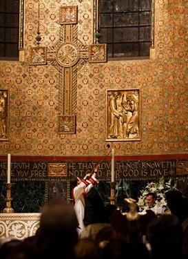 Ecumenical prayer service to mark the centennial of the Armenian genocide held at Trinity Church in Boston April 23, 2015. 
Pilot photo/ Gregory L. Tracy 
