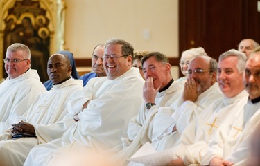 Mass for priest and brothers celebrating silver jubilees, June 24, 2015. Pilot photo/ Gregory L. Tracy 