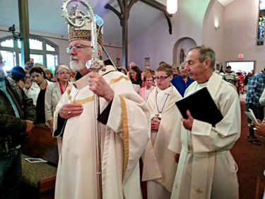 A Mass and festival was held Aug. 9, 2015 at St. Mary of the Assumption in Hull to mark three special occasions of the parish: the 5th anniversary of their feast day celebration, the 125th anniversary of the parish and the 100th anniversary of their church. 
Pilot photo/ Courtesy St. Mary of the Assumption Parish
