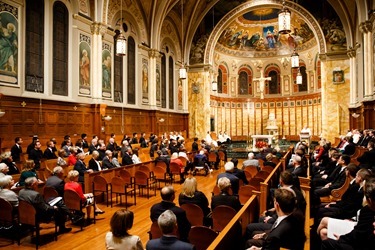 Boston Area Order of Malta Mass and Dinner held at St. John’s Seminary in Brighton, Mass. Oct. 22, 2015.  Cardinal Seán P. O'Malley was Principal celebrant of the Mass and the dinner featured keynote speaker Father James Martin, S.J.
Photo by Gregory L. Tracy, The Pilot
