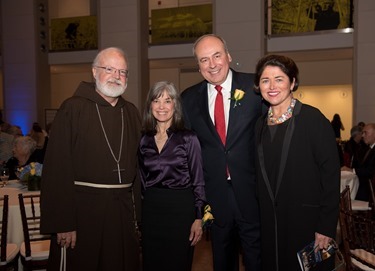 Cardinal, Jane Mosakowski, Bill Misakowski and Grace Cotter Regan