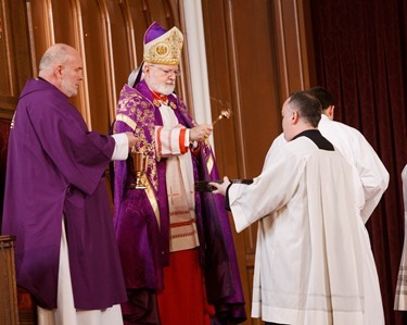 The 2015 Cheverus Awards Vespers service celebrated Nov. 29, the First Sunday of Advent at the Cathedral of the Holy Cross by Cardinal Sean P. O'Malley. Pilot photo/ Gregory L. Tracy 