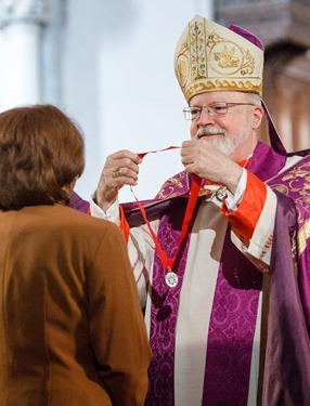 The 2015 Cheverus Awards Vespers service celebrated Nov. 29, the First Sunday of Advent at the Cathedral of the Holy Cross by Cardinal Sean P. O'Malley. Pilot photo/ Gregory L. Tracy 