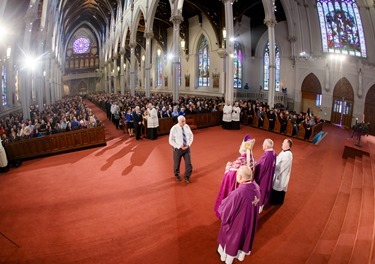 The 2015 Cheverus Awards Vespers service celebrated Nov. 29, the First Sunday of Advent at the Cathedral of the Holy Cross by Cardinal Sean P. O'Malley. Pilot photo/ Gregory L. Tracy 