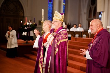 The 2015 Cheverus Awards Vespers service celebrated Nov. 29, the First Sunday of Advent at the Cathedral of the Holy Cross by Cardinal Sean P. O'Malley. Pilot photo/ Gregory L. Tracy 