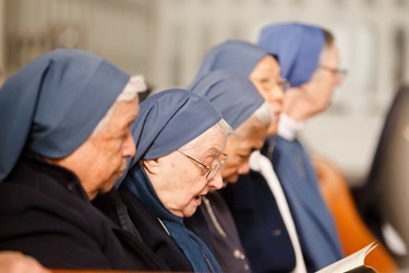 Mass for the Year of Consecrated Life celebrated by Cardinal Sean P. O'Malley at the Cathedral of the Holy Cross Nov. 29, 2015. Pilot photo/ Gregory L. Tracy