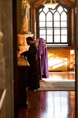 The 2015 Cheverus Awards Vespers service celebrated Nov. 29, the First Sunday of Advent at the Cathedral of the Holy Cross by Cardinal Sean P. O'Malley. Pilot photo/ Gregory L. Tracy 