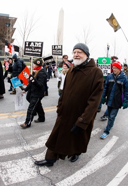 Cardinal O’Malley takes part in the 43rd annual March for Life Jan. 22, 2016 in Washington, D.C. Pilot photo/ Gregory L. Tracy 