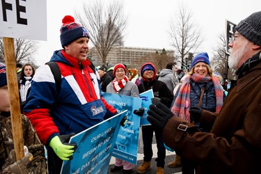 Cardinal O’Malley takes part in the 43rd annual March for Life Jan. 22, 2016 in Washington, D.C. Pilot photo/ Gregory L. Tracy 