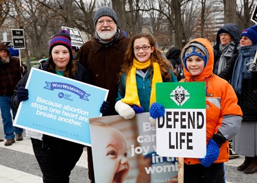 Cardinal O’Malley takes part in the 43rd annual March for Life Jan. 22, 2016 in Washington, D.C. Pilot photo/ Gregory L. Tracy 