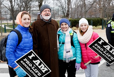 Cardinal O’Malley takes part in the 43rd annual March for Life Jan. 22, 2016 in Washington, D.C. Pilot photo/ Gregory L. Tracy 