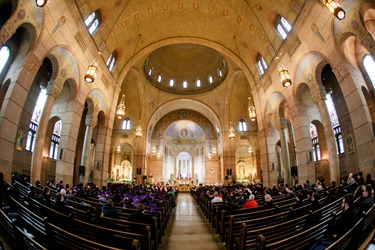 Cardinal O’Malley celebrates Mass at Sacred Heart Shrine in Washington, D.C. before the 43rd annual March for Life Jan. 22, 2016. Pilot photo/ Gregory L. Tracy 