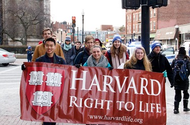 Boston Witness to Life gathering at the Cathedral of the Holy Cross in Boston Jan. 22. 2016. Pilot photo/ Mark Labbe 