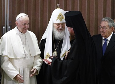 POPE-PATRIARCH-CUBA