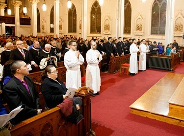 Cardinal Seán P. O'Malley celebrates “24 Hours for the Lord” at St. Joseph Parish in Lynn, March 4, 2016.
Pilot photo/ Gregory L. Tracy
