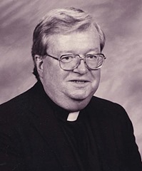 Father James L. Fahey, former seminary librarian, Beverly pastor