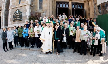 St. Patrick's Day Mass at the Cathedral of the Holy Cross, March 17, 2016. Pilot photo/ Gregory L. Tracy