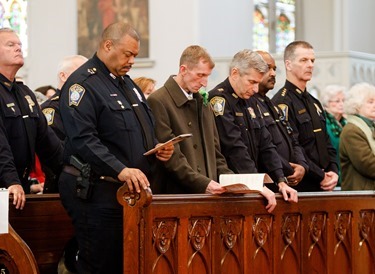 St. Patrick's Day Mass at the Cathedral of the Holy Cross, March 17, 2016. Pilot photo/ Gregory L. Tracy