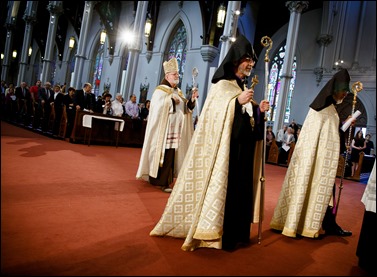 “An Ecumenical Commemoration of Holy Saints and Martyrs of the Armenian Genocide”, held at the Cathedral of the Holy Cross in Boston April 23, 2016. (Photo by Gregory L. Tracy, The Pilot)
