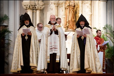 “An Ecumenical Commemoration of Holy Saints and Martyrs of the Armenian Genocide”, held at the Cathedral of the Holy Cross in Boston April 23, 2016. (Photo by Gregory L. Tracy, The Pilot)
