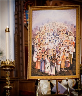 “An Ecumenical Commemoration of Holy Saints and Martyrs of the Armenian Genocide”, held at the Cathedral of the Holy Cross in Boston April 23, 2016. (Photo by Gregory L. Tracy, The Pilot)
