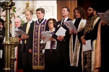 “An Ecumenical Commemoration of Holy Saints and Martyrs of the Armenian Genocide”, held at the Cathedral of the Holy Cross in Boston April 23, 2016. (Photo by Gregory L. Tracy, The Pilot)
