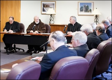 Meeting of bishops of the Boston Province, April 20, 2016.
Pilot photo by Gregory L. Tracy