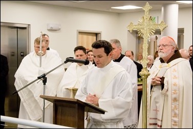 Dedication of Pope St. John XXIII Learning Center, April 20, 2016. Pilot photo by Mark Labbe