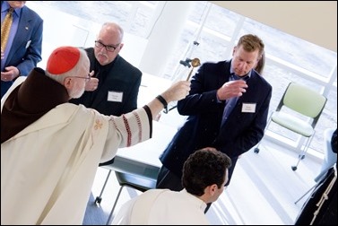 Dedication of Pope St. John XXIII Learning Center, April 20, 2016. Pilot photo by Mark Labbe