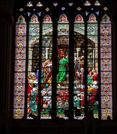 Cardinal O’Malley celebrates the Jubilee Pilgrimage and Mass for the Sick and their Caregivers Sunday, April 24, 2016 at the Cathedral of the Holy Cross in Boston.  (Pilot photo/ Gregory L. Tracy)
