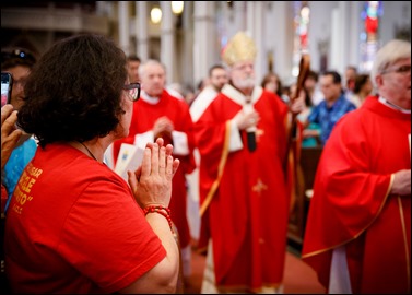 Pentecost Vigil at the Cathedral of the Holy Cross May 14, 2016. 
Pilot photo/ Gregory L. Tracy
