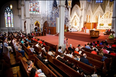 Pentecost Vigil at the Cathedral of the Holy Cross May 14, 2016. 
Pilot photo/ Gregory L. Tracy
