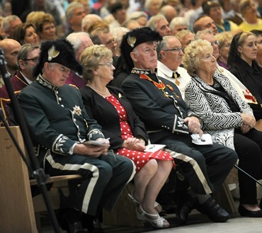 Church dignatories at the Knock Basilica Rededication. 