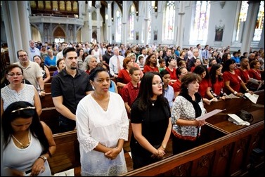 Jubilee Pilgrimage and Mass for Catechists and Catholic School Teachers celebrated by Cardinal Seán P. O'Malley at the Cathedral of the Holy Cross Sept. 18, 2016. Pilot photo/ Gregory L. Tracy