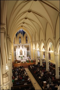 View from the choir loft