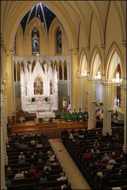 View from the choir loft