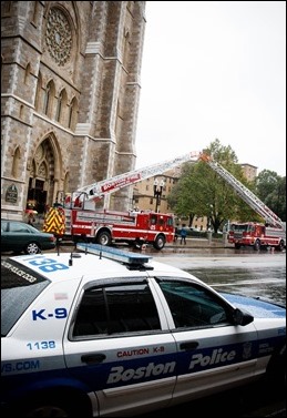 Mass for Public Safety Personnel and their Families celebrated by Cardinal Seán P. O'Malley at the Cathedral of the Holy Cross Oct. 9, 2016. Pilot photo/ Gregory L. Tracy 