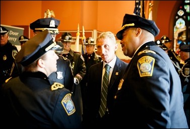 Mass for Public Safety Personnel and their Families celebrated by Cardinal Seán P. O'Malley at the Cathedral of the Holy Cross Oct. 9, 2016. Pilot photo/ Gregory L. Tracy 