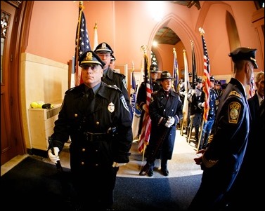 Mass for Public Safety Personnel and their Families celebrated by Cardinal Seán P. O'Malley at the Cathedral of the Holy Cross Oct. 9, 2016. Pilot photo/ Gregory L. Tracy 