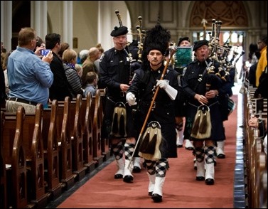 Mass for Public Safety Personnel and their Families celebrated by Cardinal Seán P. O'Malley at the Cathedral of the Holy Cross Oct. 9, 2016. Pilot photo/ Gregory L. Tracy 