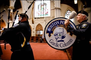 Mass for Public Safety Personnel and their Families celebrated by Cardinal Seán P. O'Malley at the Cathedral of the Holy Cross Oct. 9, 2016. Pilot photo/ Gregory L. Tracy 