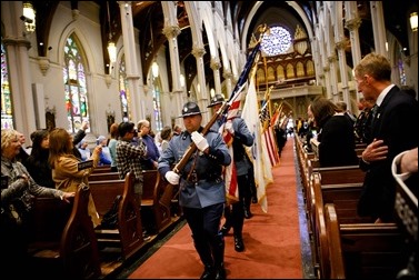 Mass for Public Safety Personnel and their Families celebrated by Cardinal Seán P. O'Malley at the Cathedral of the Holy Cross Oct. 9, 2016. Pilot photo/ Gregory L. Tracy 