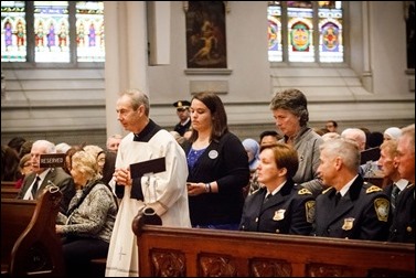 Mass for Public Safety Personnel and their Families celebrated by Cardinal Seán P. O'Malley at the Cathedral of the Holy Cross Oct. 9, 2016. Pilot photo/ Gregory L. Tracy 