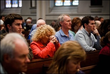 Mass for Public Safety Personnel and their Families celebrated by Cardinal Seán P. O'Malley at the Cathedral of the Holy Cross Oct. 9, 2016. Pilot photo/ Gregory L. Tracy 