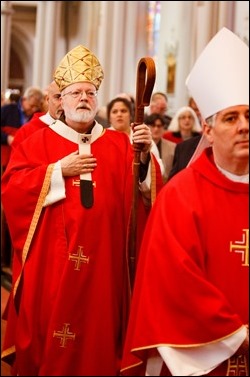 Cardinal O’Malley celebrates the annual Red Mass for members of the legal profession Oct. 30, 2016 at the Cathedral of the Holy Cross. Pilot photo/ Gregory L. Tracy 