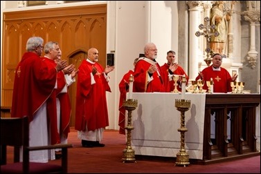 Cardinal O’Malley celebrates the annual Red Mass for members of the legal profession Oct. 30, 2016 at the Cathedral of the Holy Cross. Pilot photo/ Gregory L. Tracy 